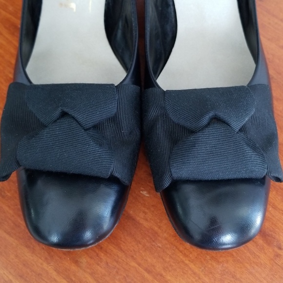 Vintage Joyce California Black Leather Heel 9N - Picture 2 of 8